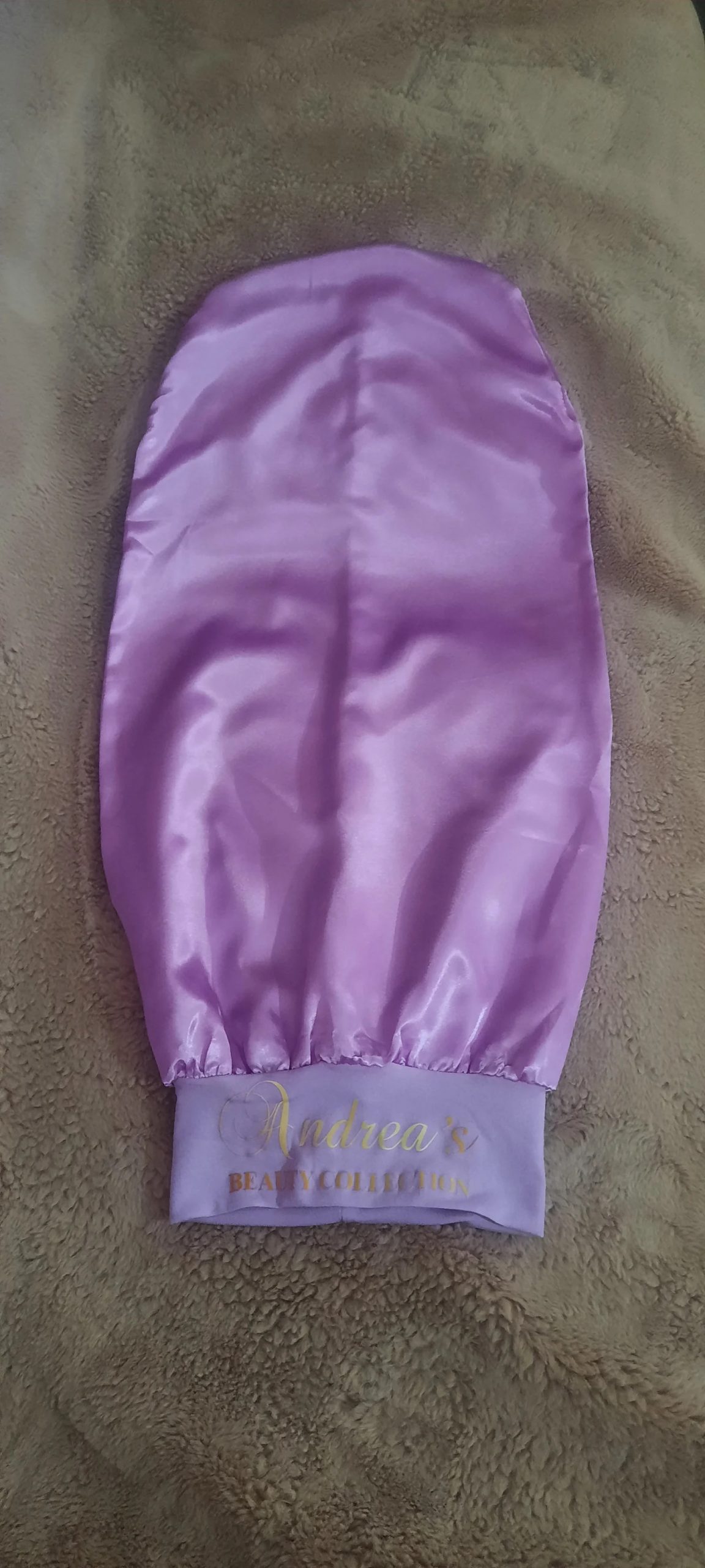 ABC LONG BRAIDS SATIN SINGLE LAYER HAIR BONNET WITH WIDE BRIM - Image 2